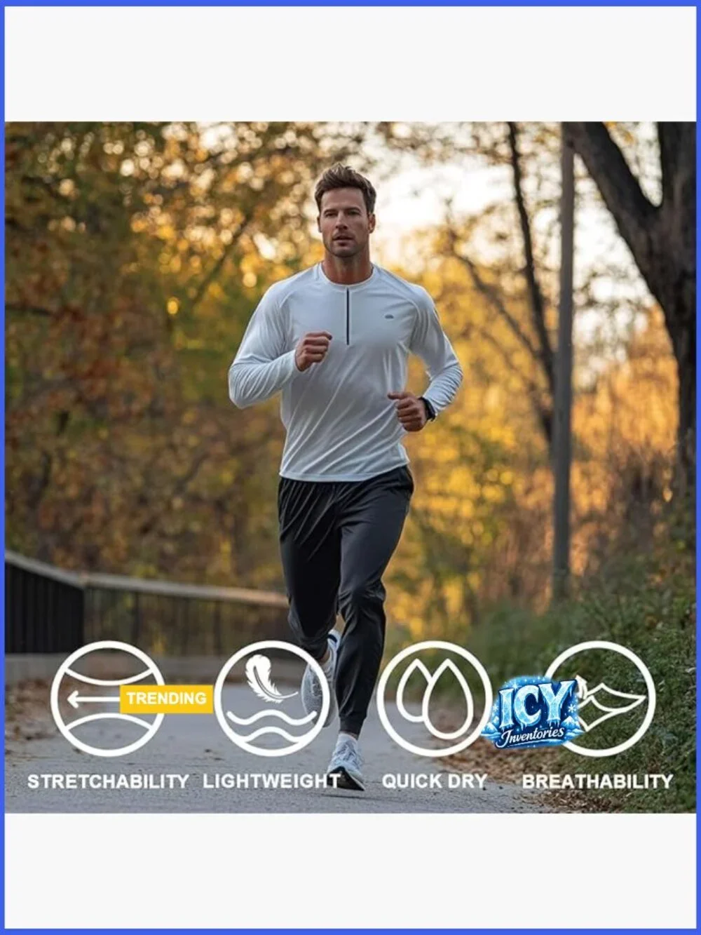Lightweight Quick Dry Polyester Sweatpants Joggers with Pockets